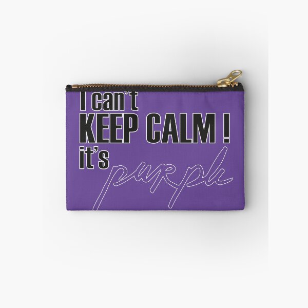Item preview, I can't keep calm it's purple! designed and sold by made-in-purple.