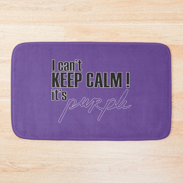 Item preview, I can't keep calm it's purple! designed and sold by made-in-purple.