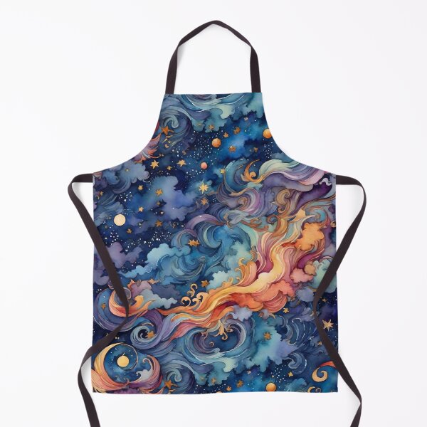 Item preview, Watercolor Starry Night Pattern designed and sold by Patternliss.