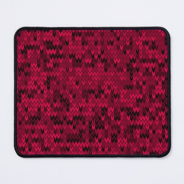 Item preview, Red knitted textiles designed and sold by fuzzyfox.