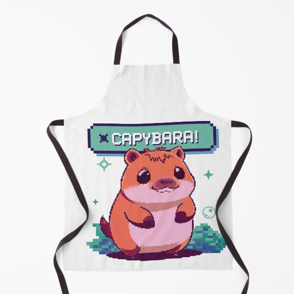 Item preview, cute Capybara pixel art designed and sold by D-fineShop.