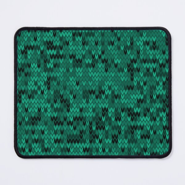 Item preview, Green knitted textiles designed and sold by fuzzyfox.