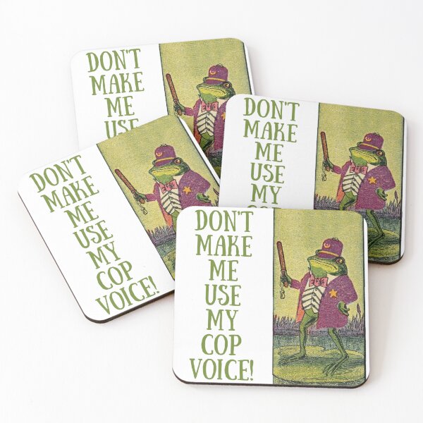 Item preview, Don't Make Me Use My Cop Voice! - Cop Humor designed and sold by SSustainable.