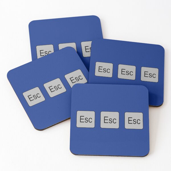 Item preview, ESC, ESC, ESC, Computer Key Short-Cuts designed and sold by AASparksDesigns.