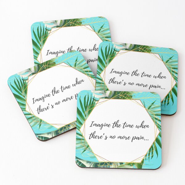 Item preview, Imagine the time when there's not more pain. . . (tropical) designed and sold by GiftableGems.