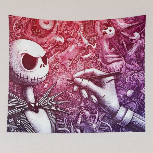 Item preview, Dive into Holiday Magic: Unique Jack Skellington Art for a Contemporary and Festive Celebration! designed and sold by InsaneLEDP.