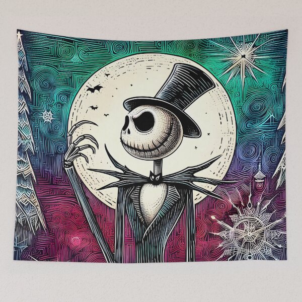 Item preview, Dive into Holiday Magic: Unique Jack Skellington Art for a Contemporary and Festive Celebration! designed and sold by InsaneLEDP.