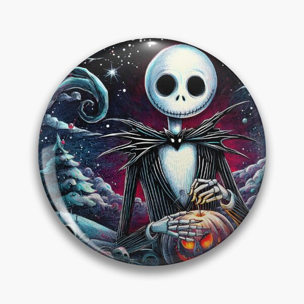 Artikelvorschau, Tauchen Sie ein in den Weihnachtszauber: Einzigartige Kunst von Jack Skellington für eine zeitgemäße und festliche Feier. entworfen und verkauft von InsaneLEDP.
