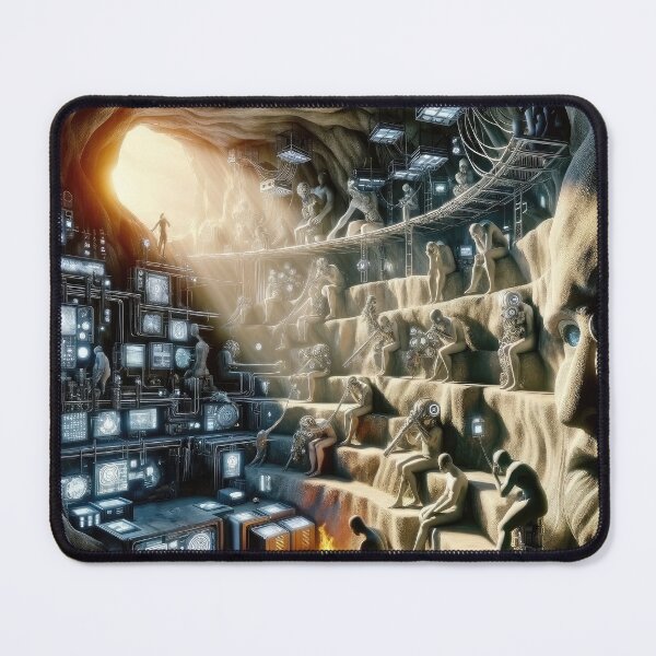 Item preview, Plato's Cave - Philosophical Artistry designed and sold by Newpixelland.