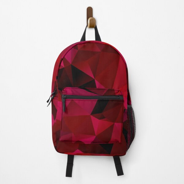Item preview, Polygon abstract reds black geometric pattern designed and sold by fuzzyfox.