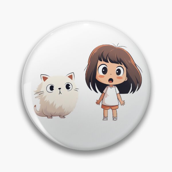 Item preview, White cat and her sweet playmate designed and sold by omerfdln34.