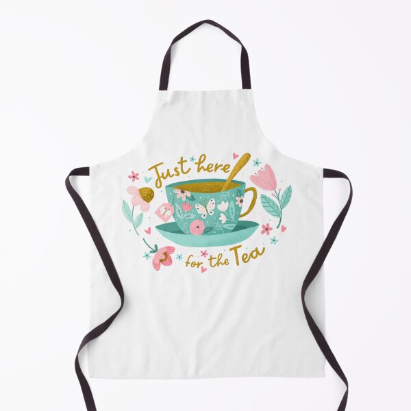 Item preview, Just Here for the Tea with Flowers designed and sold by Heather Rosas.