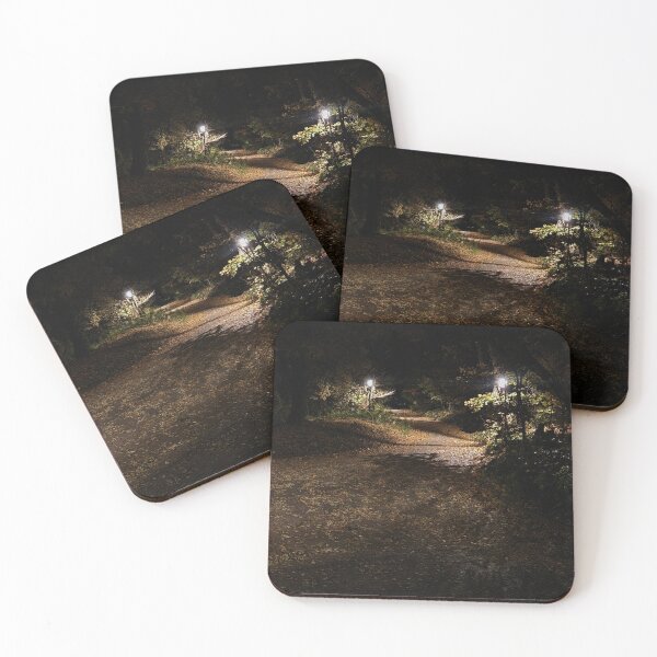 Item preview, Park Path at Night designed and sold by Phebastian.