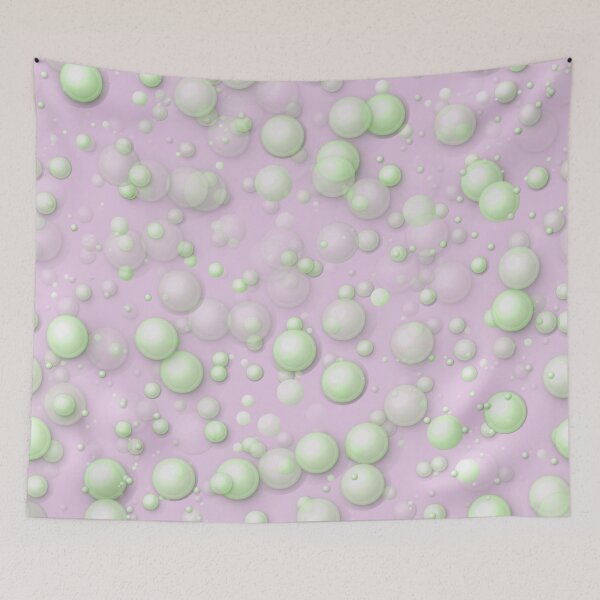 Item preview, Bubbles, 3D look /5 mint green, blue, pink, peach, pearl,pastel. designed and sold by My-fake-places.