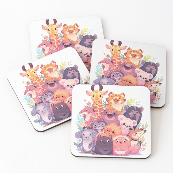 Item preview, Animal Adventures in Color - Bright, Playful Cartoon Illustrations for Kids designed and sold by PaintbrushPlace.