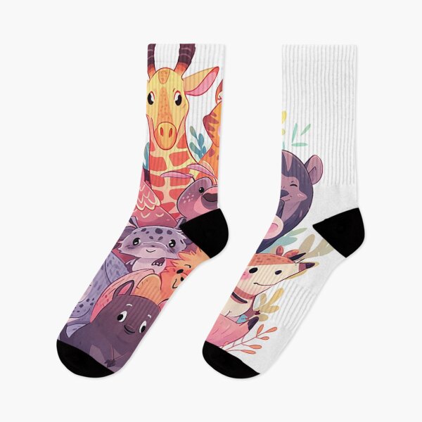 Item preview, Animal Adventures in Color - Bright, Playful Cartoon Illustrations for Kids designed and sold by PaintbrushPlace.