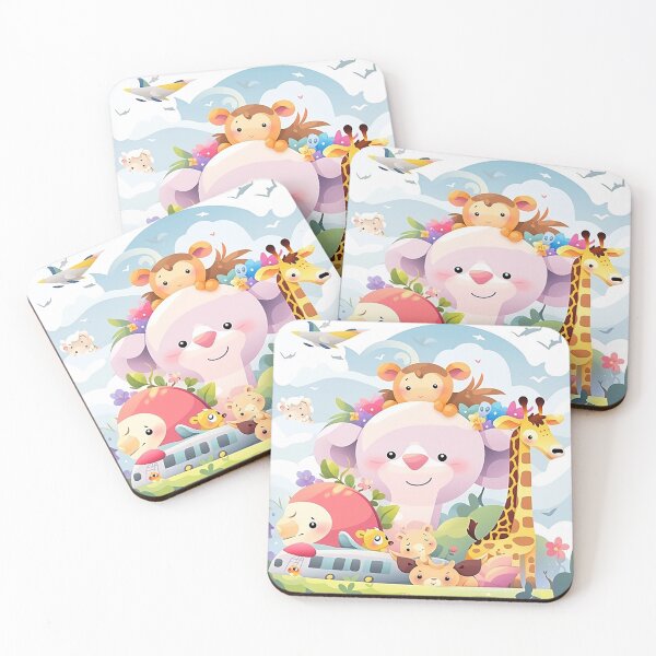 Item preview, Cheerful Critter Capers - Colorful and Playful Animal Cartoons for Children designed and sold by PaintbrushPlace.