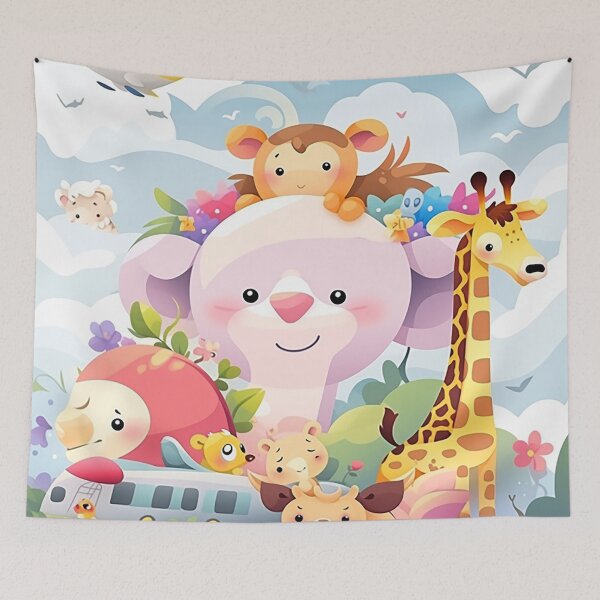 Item preview, Cheerful Critter Capers - Colorful and Playful Animal Cartoons for Children designed and sold by PaintbrushPlace.