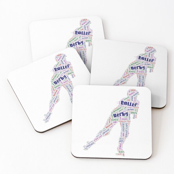 Item preview, Roller Derby Wordcloud for Lighter Backgrounds designed and sold by WordsYouLove.