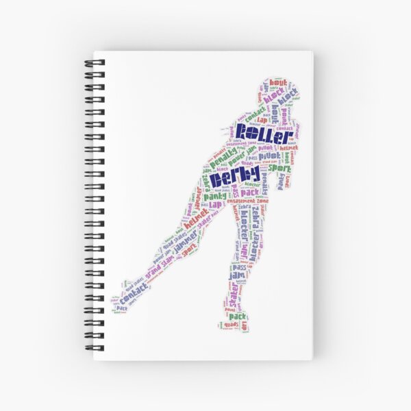 Item preview, Roller Derby Wordcloud for Lighter Backgrounds designed and sold by WordsYouLove.
