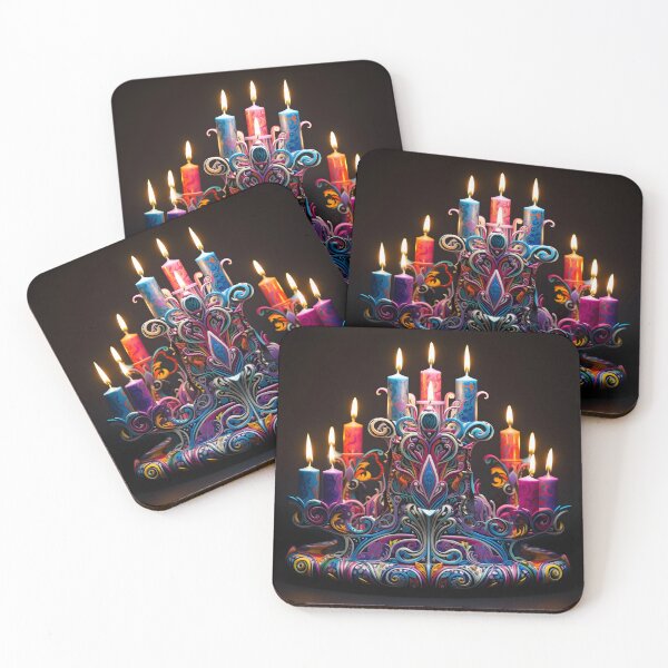 Item preview, Magical Hannukah decorative Menorah designed and sold by dcrc.