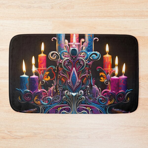 Item preview, Magical Hannukah decorative Menorah designed and sold by dcrc.