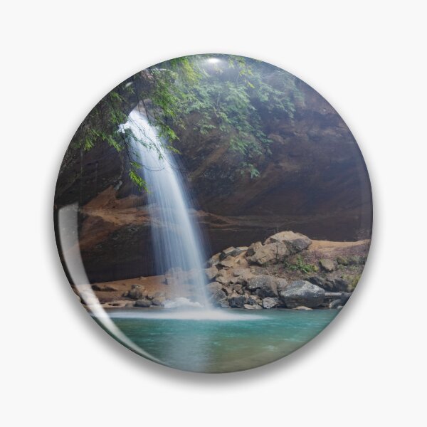 Item preview, Beautiful Lower Falls at Hocking Hills State Park designed and sold by Christa Binder.