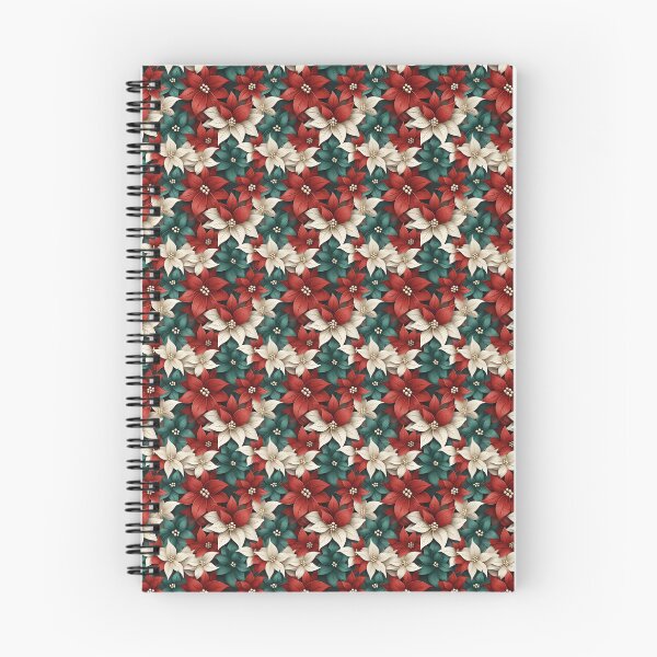 Item preview, Christmas Flowers Decoration Pattern designed and sold by IonDigitalArts.