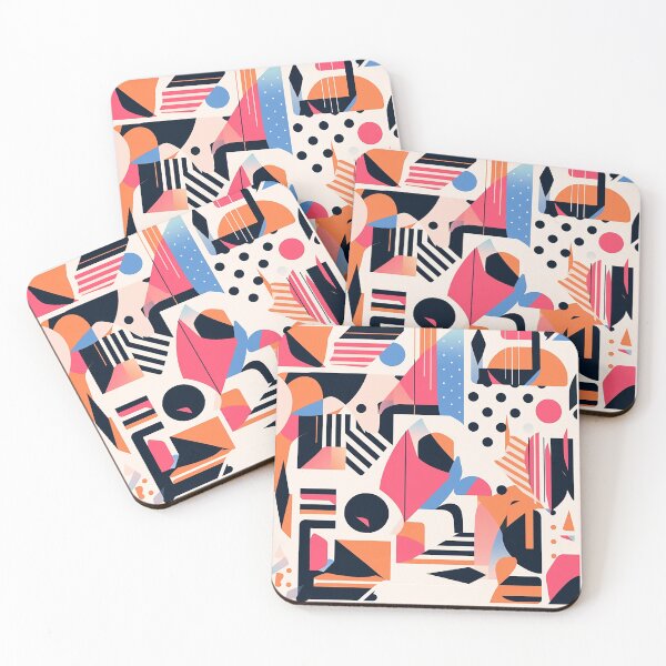 Item preview, Mid-Century Modern Magic - Bold Abstract Geometric Patterns in Bright Colors designed and sold by PaintbrushPlace.