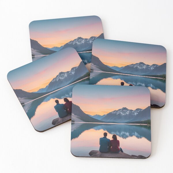 Item preview, "Alaskan Sunset" AI-created designed and sold by Dan Farsaci.