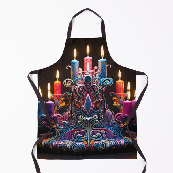 Item preview, Magical Hannukah decorative Menorah designed and sold by dcrc.