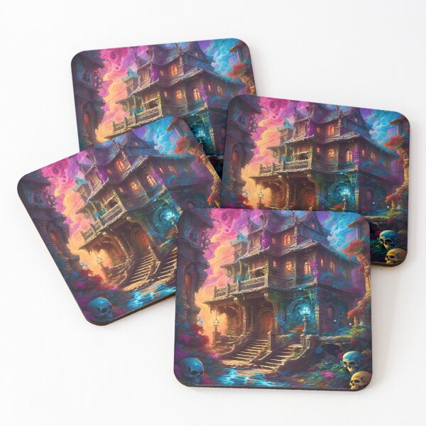 Item preview, Necromancers Manor - Surreal Fantasy art concepts designed and sold by Delerat7.