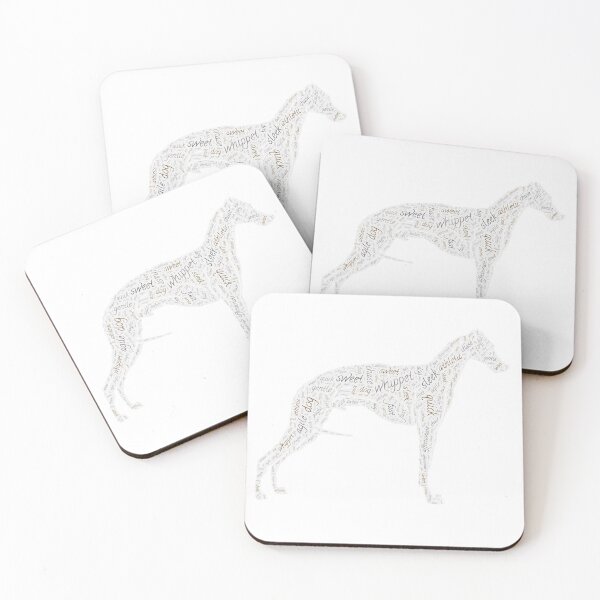 Item preview, Whippet Wordcloud for Lighter Backgrounds designed and sold by WordsYouLove.