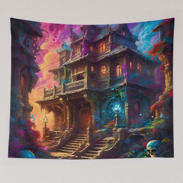 Item preview, Necromancers Manor - Surreal Fantasy art concepts designed and sold by Delerat7.