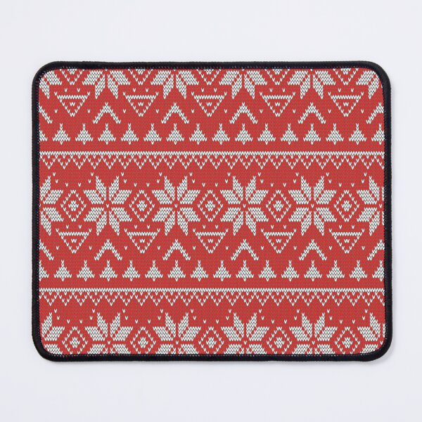 Item preview, Knitted Christmas pattern in retro style pattern designed and sold by fuzzyfox.
