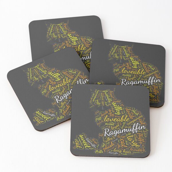 Item preview, Ragamuffin Wordcloud for Darker Backgrounds designed and sold by WordsYouLove.