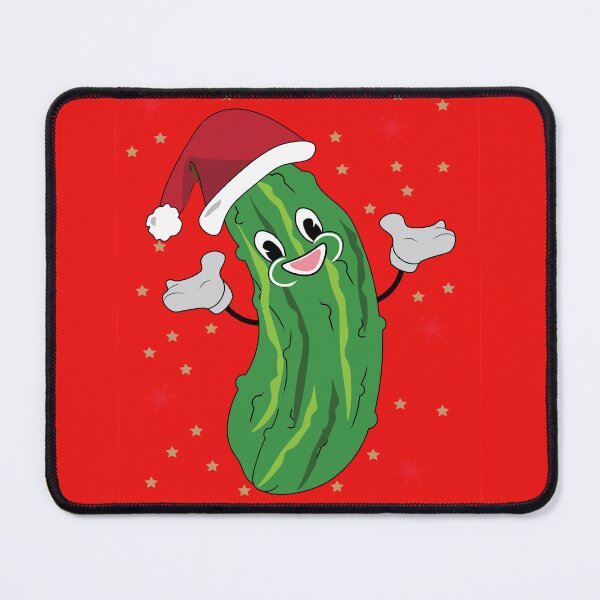 Item preview, Lucky Christmas Pickle Santa Claus  designed and sold by Lush Brush & Line.