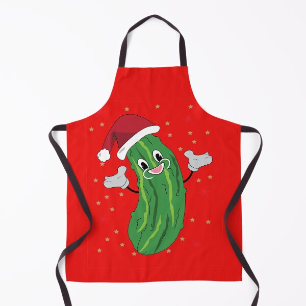 Item preview, Lucky Christmas Pickle Santa Claus designed and sold by Lush Brush & Line.