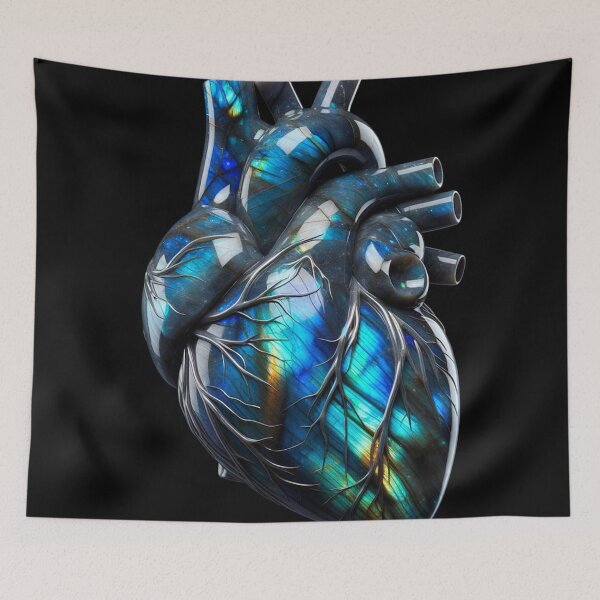 Item preview, Anatomical Labradorite Heart designed and sold by Solarskymedia.
