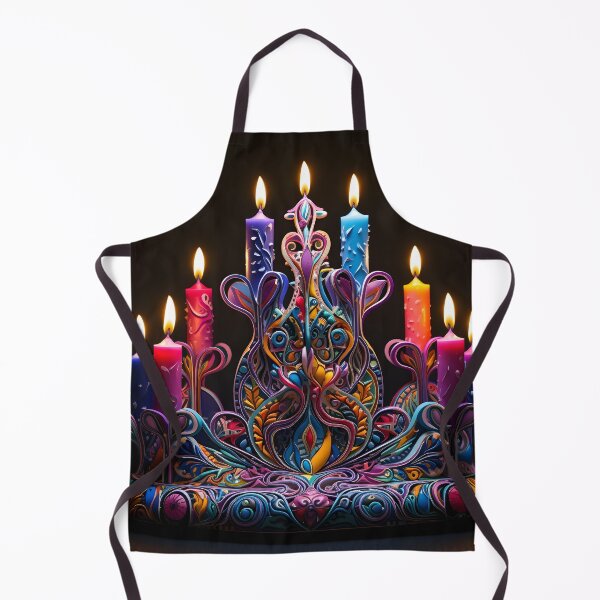 Item preview, magical hannukah decorative menorah, designed and sold by dcrc.