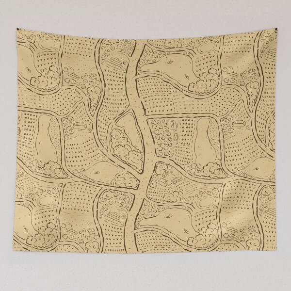 Item preview, Vintage Style Map of a Farmland designed and sold by rnmarts.