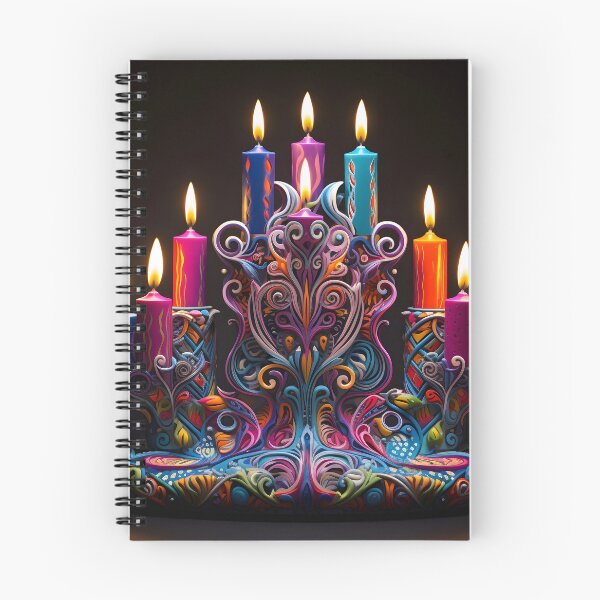 Item preview, magical hannukah decorative menorah, designed and sold by dcrc.