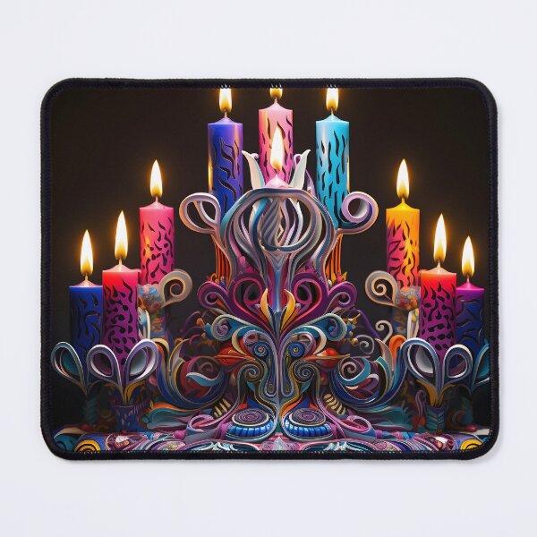 Item preview, magical hannukah decorative menorah designed and sold by dcrc.