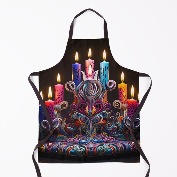Item preview, magical hannukah decorative menorah designed and sold by dcrc.
