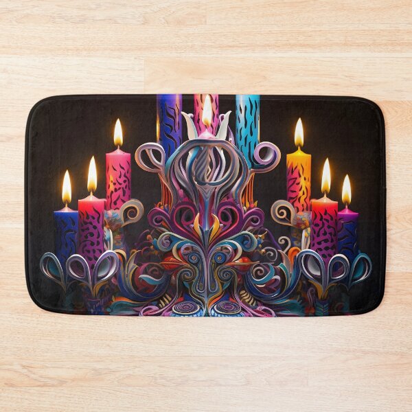 Item preview, magical hannukah decorative menorah designed and sold by dcrc.