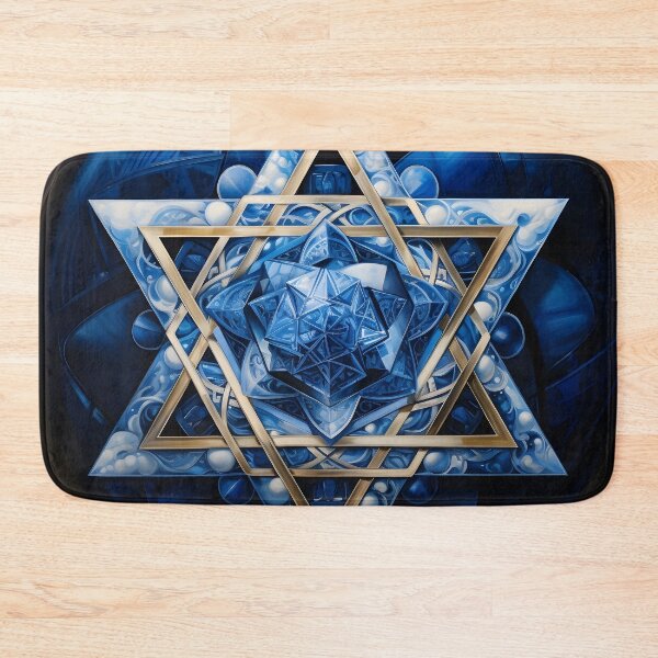 Item preview, Decorative Star of David holiday print designed and sold by dcrc.