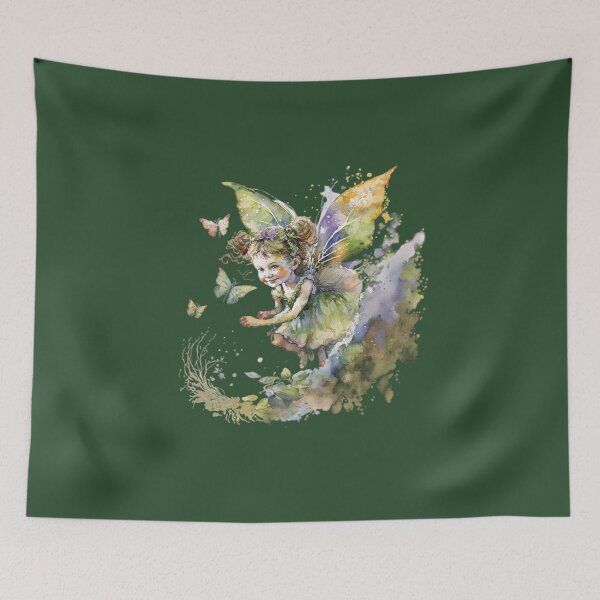 Item preview, Fairy Chasing Butterflies designed and sold by FlutterbyFairy.