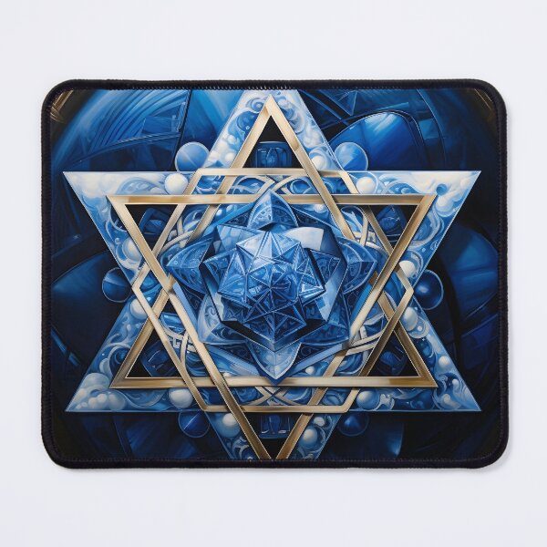 Item preview, Decorative Star of David holiday print designed and sold by dcrc.