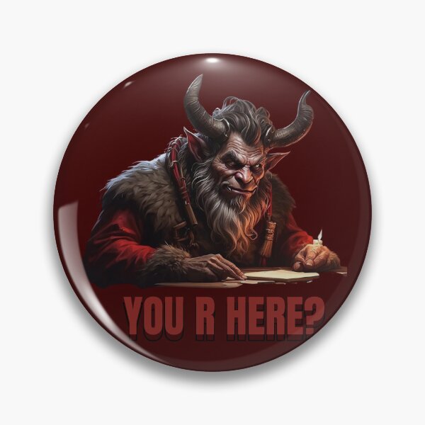 Item preview, Krampus List - "ARE YOU HERE?" designed and sold by AJNorv.