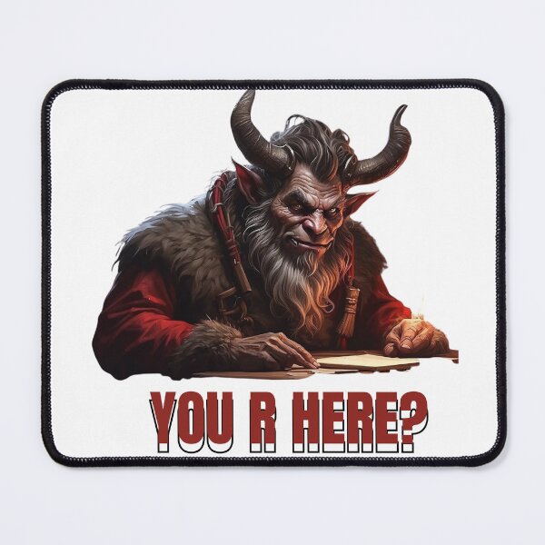 Item preview, Krampus List - "ARE YOU HERE?" designed and sold by AJNorv.